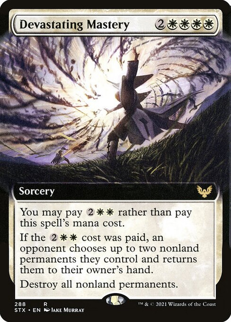 Devastating Mastery (STX) (Foil) (Extended Art) (#288)